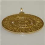 1921 Eastern Golf Assn. 14k Gold Medal Won by Miss Florence Vanderbeck - Brookline
