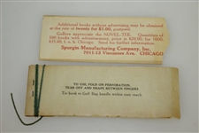 Vintage Spurgin Novel-Tee Booklet - Citizens & Southern Bank - Crist Collection