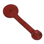 Vintage Red Rubber All-My-Tee Pat. P.66177 - Hong Kong - Crist Collection