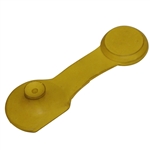 Vintage Yellow Rubber No-Looz-Tee Pat. App. for - Creve Corp, St. Louis, Mo. - Crist Collection