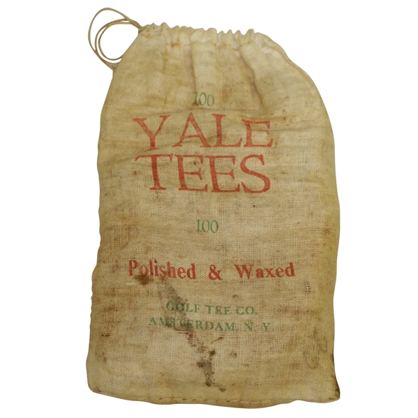 Vintage "100 Yale Tees - Polished & Waxed" Canvas Bag with Tees - Crist Collection