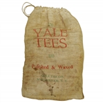 Vintage "100 Yale Tees - Polished & Waxed" Canvas Bag with Tees - Crist Collection