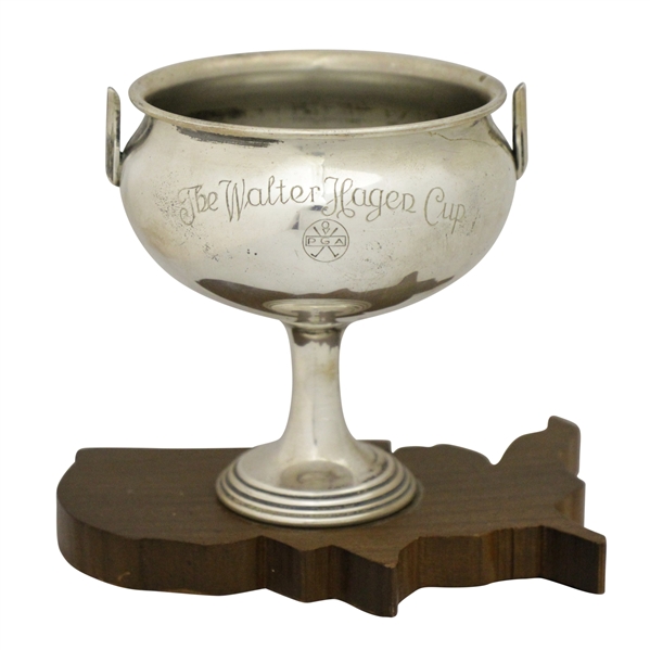 1939 Walter Hagen Cup Trophy on US Base - Ryder Cup Substitute for WWII