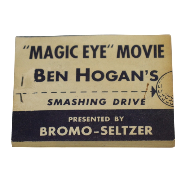 1950s Ben Hogan Heres Your Free Golf Lesson Magic-Eye Movie Flip Book