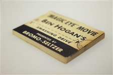 1950's Ben Hogan 'Here's Your Free Golf Lesson' Magic-Eye Movie Flip Book