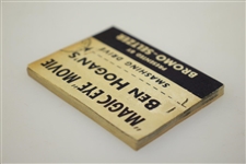 1950's Ben Hogan 'Here's Your Free Golf Lesson' Magic-Eye Movie Flip Book