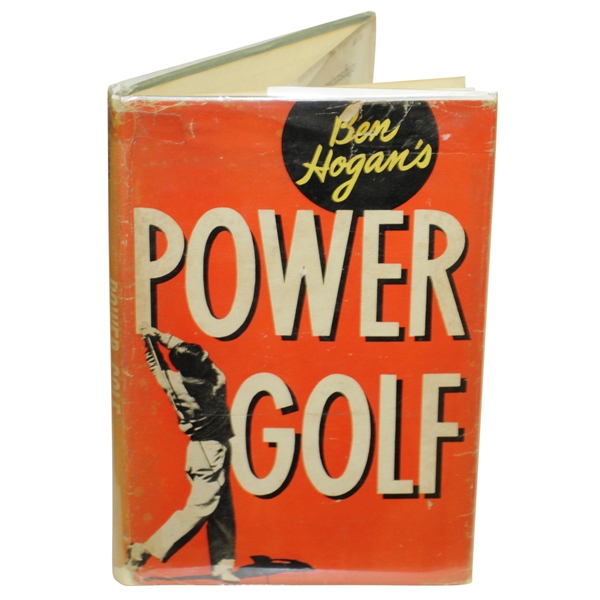 Ben Hogan Signed 1948 Power Golf 1st Edition Book JSA ALOA