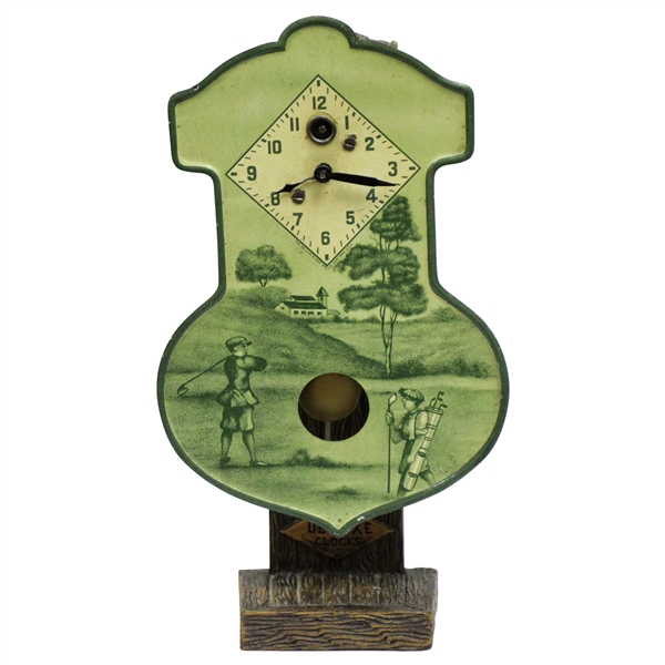 1910 De Luxe Pendulum Clock - Waterbury Ct. Manufactured August C Keebler Co. w/ Key - Works