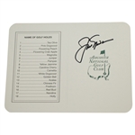 Jack Nicklaus Signed Augusta National Golf Club Scorecard JSA #Q05618