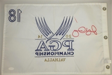 Rory McIlroy Signed 2014 PGA Championship at Valhalla Embroidered Flag JSA #N37156