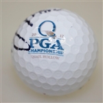 Justin Thomas Signed 2017 PGA Championship at Quail Hollow Logo Ball JSA #S97268