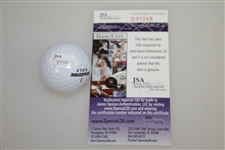 Justin Thomas Signed 2017 PGA Championship at Quail Hollow Logo Ball JSA #S97268