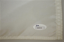 Tom Kite Signed White 1992 US Open Championship at Pebble Beach Flag JSA #N48536