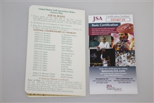 Jack Nicklaus Signed Oakmont Country Club Scorecard JSA #DD40729