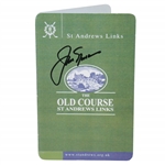 Jack Nicklaus Signed St Andrews Old Course Scorecard JSA #T67567