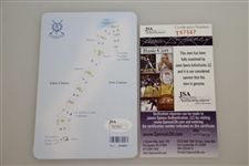 Jack Nicklaus Signed St Andrews Old Course Scorecard JSA #T67567