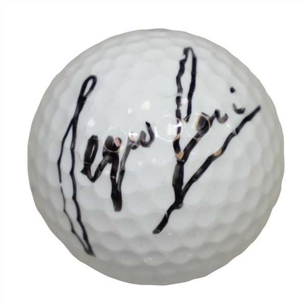 Sergio Garcia Signed Early Titleist Ball JSA ALOA