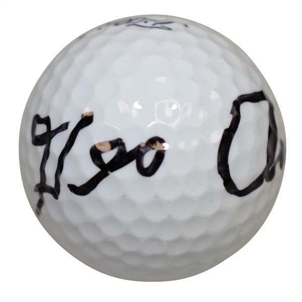 George Archer Signed Titleist Logo Ball JSA ALOA