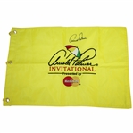 Arnold Palmer Signed Arnold Palmer Invitational Embroidered Flag JSA ALOA
