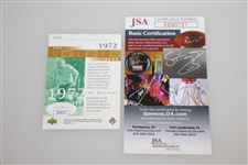 Jack Nicklaus Signed Upper Deck 'The Golden Bear' 1972 US Open Golf Card JSA #EE05717