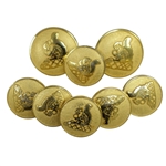 Oakmont Country Club Members Blazer Jacket Buttons - Set of Eight