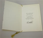 Arnold Palmer Memorial 'A Life Well Played' Funeral Service Program with Original String