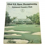 Jack Nicklaus Signed 1983 US Open at Oakmont CC Program w/ Others JSA ALOA