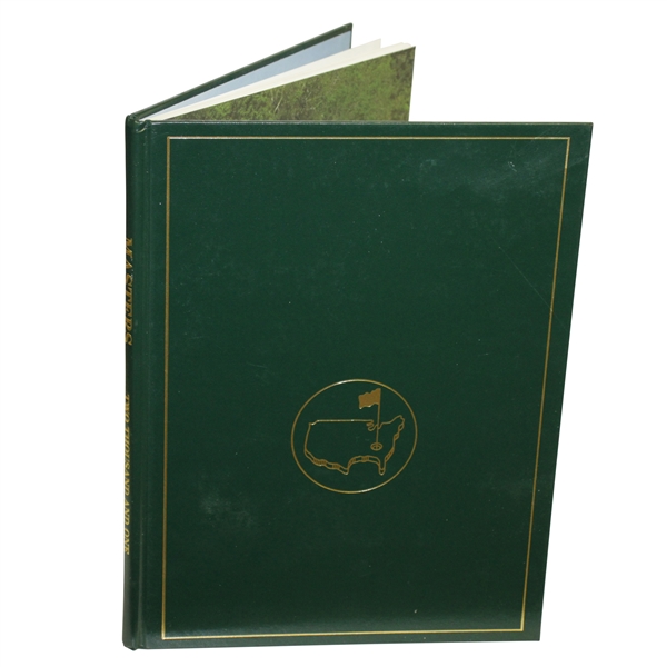 2001 Masters Tournament Annual Book - Tiger Woods 2nd Green Jacket