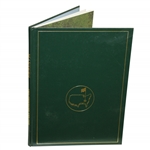 2001 Masters Tournament Annual Book - Tiger Woods 2nd Green Jacket