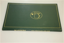 2001 Masters Tournament Annual Book - Tiger Woods' 2nd Green Jacket