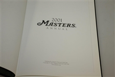 2001 Masters Tournament Annual Book - Tiger Woods' 2nd Green Jacket