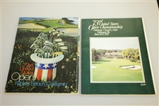 1970-79 US Open Programs Complete Set - Very Good Condition