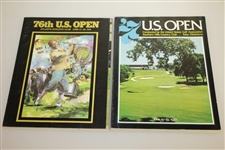 1970-79 US Open Programs Complete Set - Very Good Condition