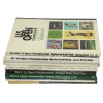 1980-87 US Open Programs Set - Nicklaus, Watson, Floyd & Other Winners