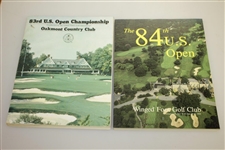 1980-87 US Open Programs Set - Nicklaus, Watson, Floyd & Other Winners
