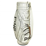 Arnold Palmer, Jack Nicklaus & Gary Player Signed Ping Bag w/ Others JSA ALOA