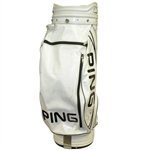 Arnold Palmer, Jack Nicklaus & Gary Player Signed Ping Bag w/ Others JSA ALOA