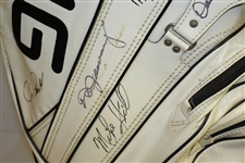 Arnold Palmer, Jack Nicklaus & Gary Player Signed Ping Bag w/ Others JSA ALOA