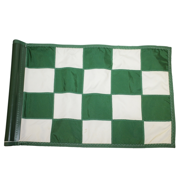 Cypress Point Embroidered Green & White Checkered Course Pin Flag