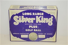 Vintage Silver King Plus Golf Ball Box
