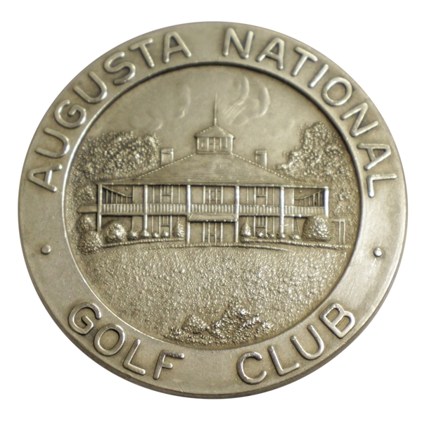 Don Cherrys 1962 Masters Tournament Awarded Sterling Silver Low Amateur Runner-up Medal