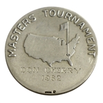 Don Cherry's 1962 Masters Tournament Awarded Sterling Silver Low Amateur Runner-up Medal