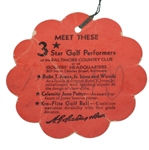 Bobby Jones( D-1971) & Johnny Goodman (D-1970) Signed 1932 U.S. Amateur CC Series Ticket PSA/DNA #AH04005