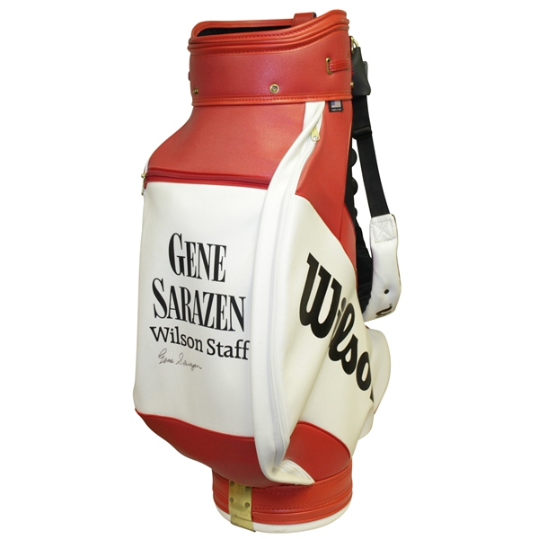 Gene Sarazens Masters Used Wilson Signed Bag-Circa 1994 to 98-JSA ALOA