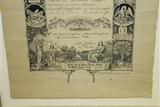 Walter Hagen's Original 1893 Baptismal Certificate
