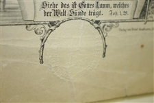 Walter Hagen's Original 1893 Baptismal Certificate