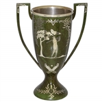 1922 Hillcrest CC Course Record Sterling on Bronze Trophy by Heintz Art