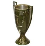 1922 Hillcrest CC Course Record Sterling on Bronze Trophy by Heintz Art
