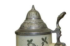 Vintage Stein w/ Detailed Depiction of Golfer Post Swing