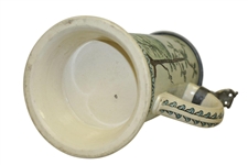 Vintage Stein w/ Detailed Depiction of Golfer Post Swing